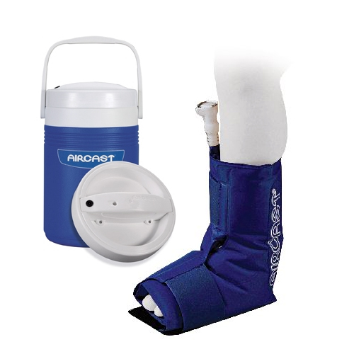 Aircast Paediatric Ankle Cryo/Cuff with Automatic Cold Therapy IC Cooler Saver Kit